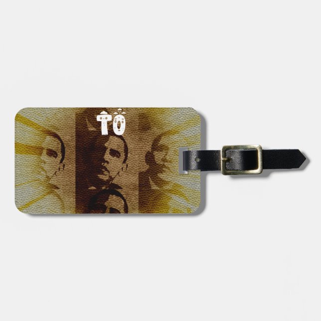 Etiqueta De Bagagem Bem-vindo ao Quênia (Frente Horizontal)