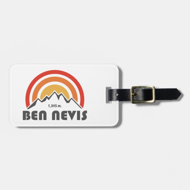 Etiqueta De Bagagem Ben Nevis (Frente Horizontal)