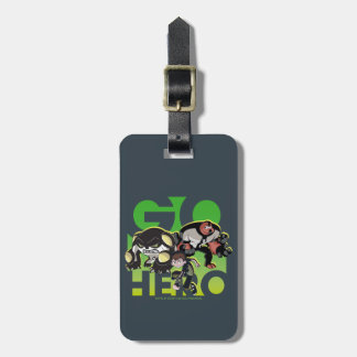 Etiqueta De Bagagem Ben Tennyson, Cannonbolt e Quatro Braços - Ir Heró