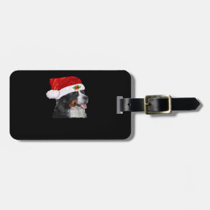 Etiqueta De Bagagem Bernardo Camisa De Natal Cão Cos Cos Cos