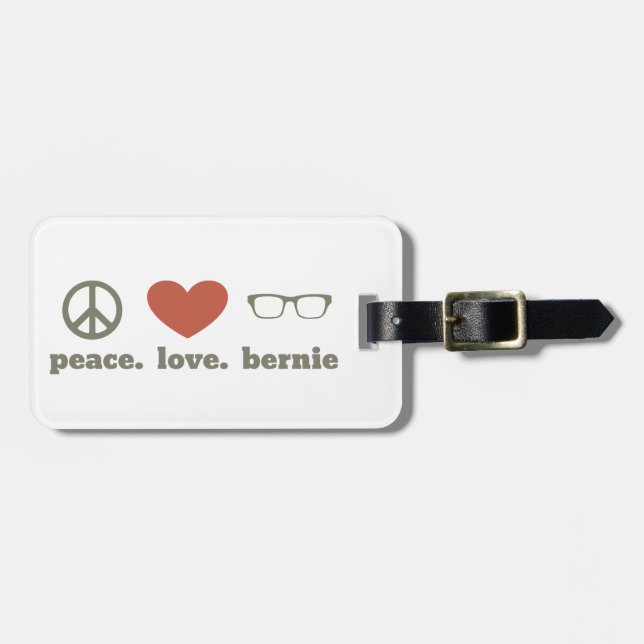 Etiqueta De Bagagem Bernie Sanders Election Swag (Frente Horizontal)