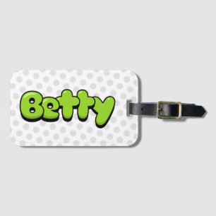 Etiqueta De Bagagem Betty