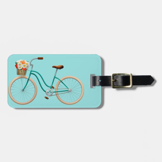 Etiqueta de Bagagem Bicicleta (Frente Horizontal)