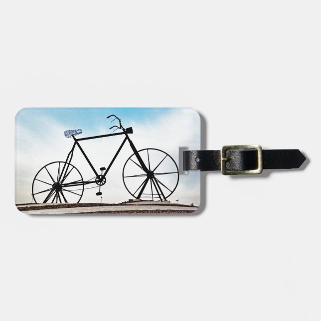 Etiqueta De Bagagem bicicleta (Frente Horizontal)