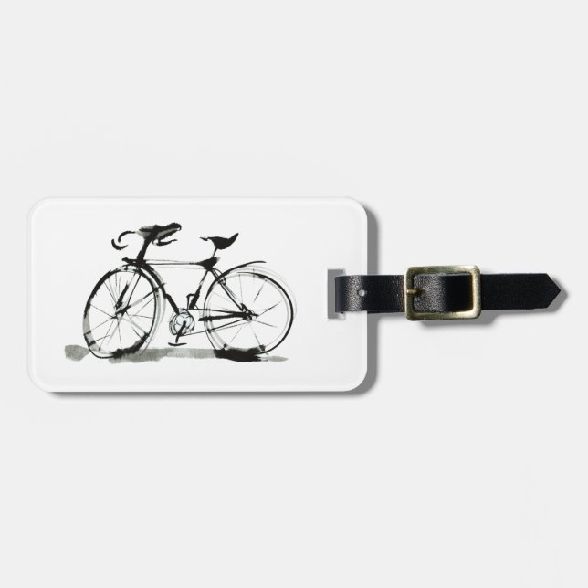 Etiqueta De Bagagem Bicicleta (Frente Horizontal)