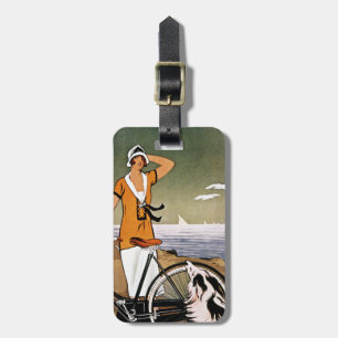 Etiqueta De Bagagem Bicicleta Anúncio, 1925