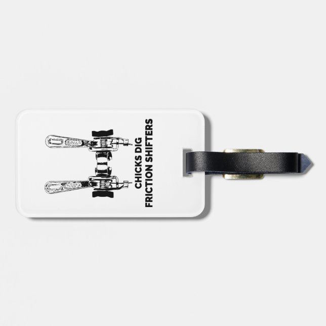 Etiqueta De Bagagem Bicicleta pintinhos Dig Fricters (Traseira Horizontal)