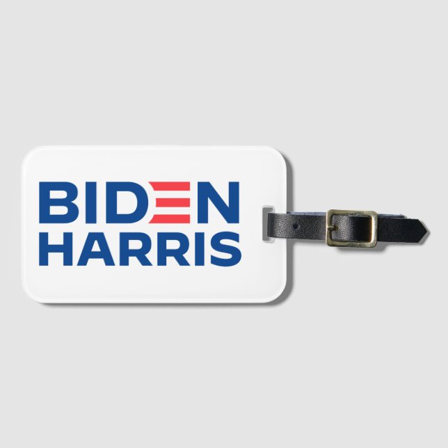 Etiqueta De Bagagem Biden Harris (Frente Horizontal)
