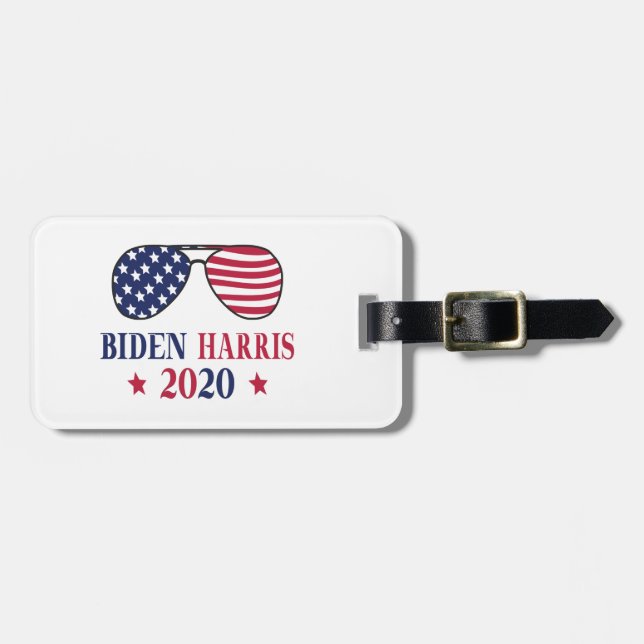 Etiqueta De Bagagem Biden Harris 2020 (Frente Horizontal)