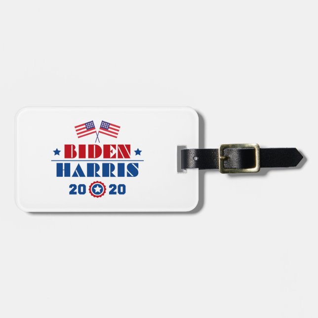 Etiqueta De Bagagem Biden Harris 2020 (Frente Horizontal)
