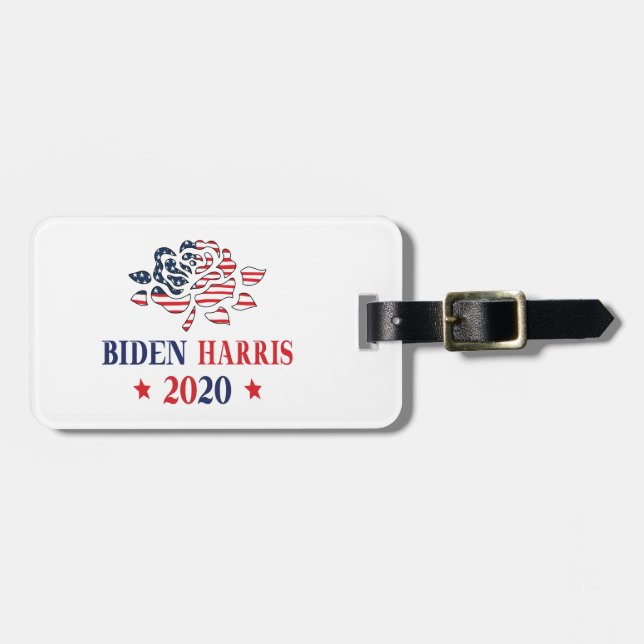 Etiqueta De Bagagem Biden Harris 2020 (Frente Horizontal)
