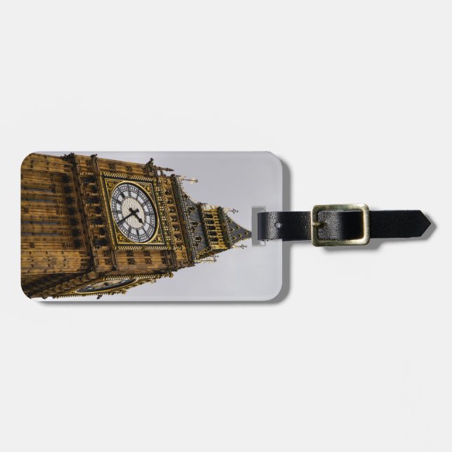 Etiqueta De Bagagem Big Ben, Londres (Frente Horizontal)