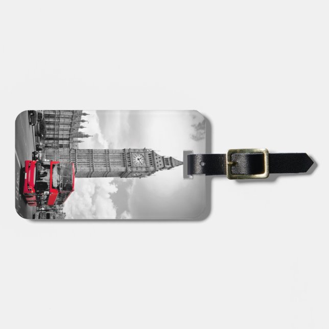 Etiqueta De Bagagem Big Ben Londres (Frente Horizontal)