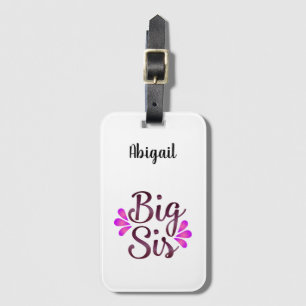 Etiqueta De Bagagem Big Sis