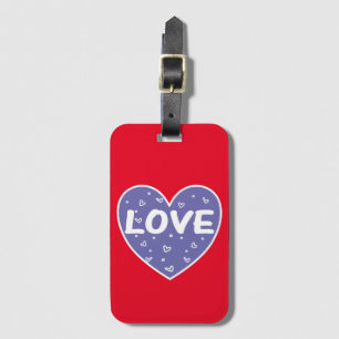Etiqueta De Bagagem Big Veri Peri Love Heart