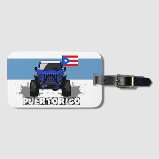 Etiqueta De Bagagem bigblue tj (Frente Horizontal)