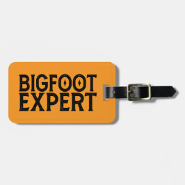 Etiqueta De Bagagem Bigfoot Expert