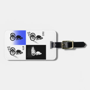 Etiqueta De Bagagem Biker de montanha MTB BMX