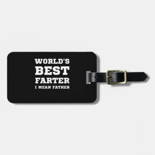 Etiqueta De Bagagem Birthday Gift For Dad World's Best Farter Fathers
