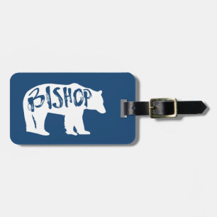 Etiqueta De Bagagem Bispo California Urso