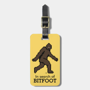 Etiqueta De Bagagem Bitfoot (o Bigfoot de 8 bits)