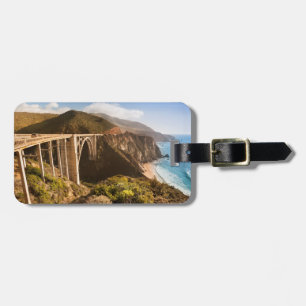 Etiqueta De Bagagem Bixby Bridge, Big Sur, Califórnia, EUA