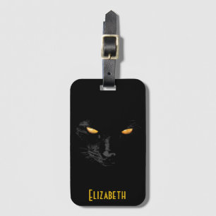 Etiqueta De Bagagem Black Cat Magic personalizável