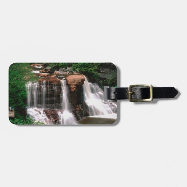 Etiqueta De Bagagem Blackwater Falls, Virgínia Ocidental, cênico, (Frente Horizontal)