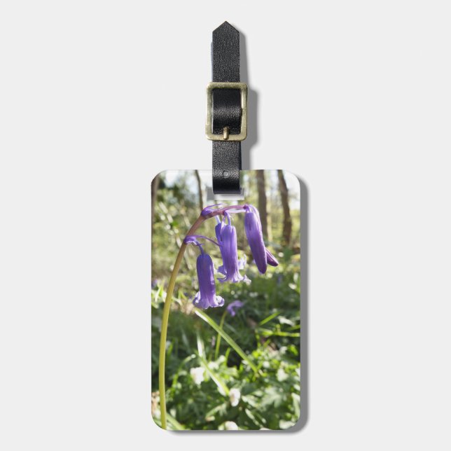 Etiqueta de bagagem Bluebells (Frente Vertical)