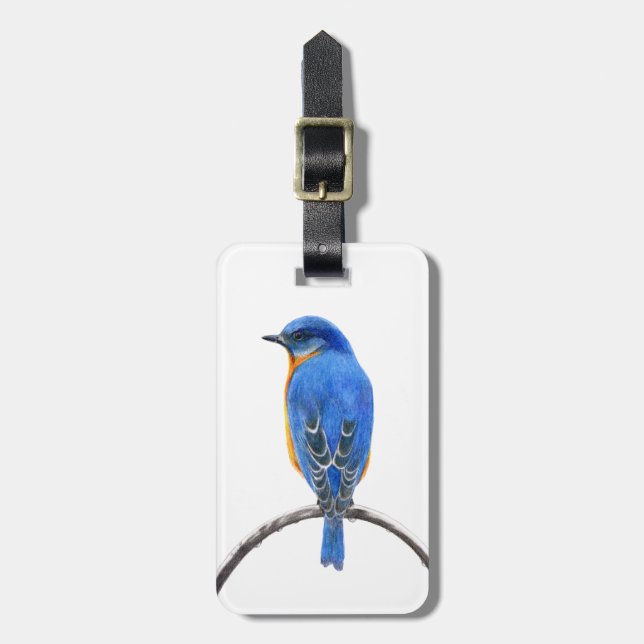 Etiqueta De Bagagem Bluebird (Frente Vertical)