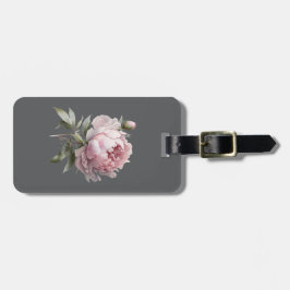 Etiqueta De Bagagem Blush Rose Luggage Tag — Lumina & Ash Collection
