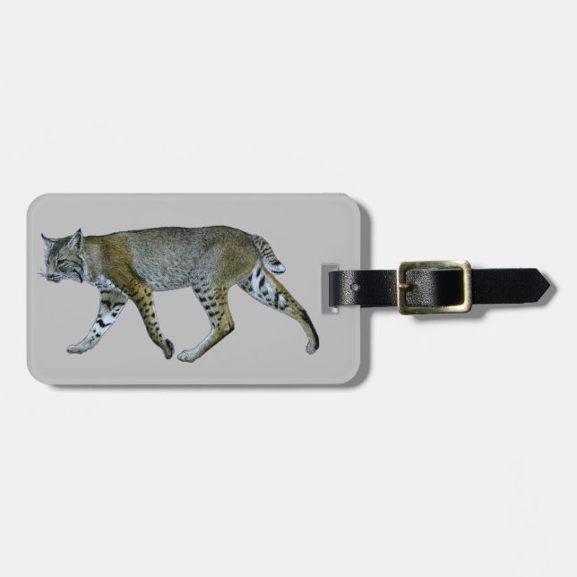 Etiqueta De Bagagem Bobcat (Frente Horizontal)