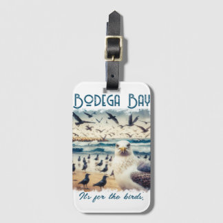 Etiqueta De Bagagem Bodega Bay California Souvenir Gift