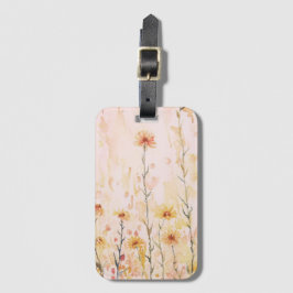 Etiqueta De Bagagem Boho Vintage Wildflower