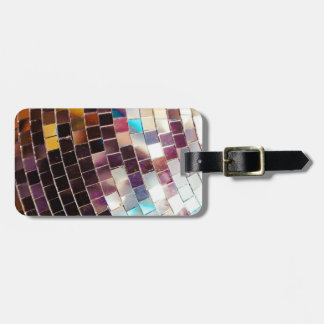 Etiqueta De Bagagem Bola de Disco Espelho