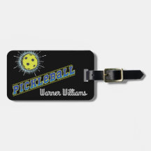 Bola de Pickleball com o Tag do saco da engrenagem