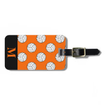 Bolas de Voleibol Preto Monograma, Laranja