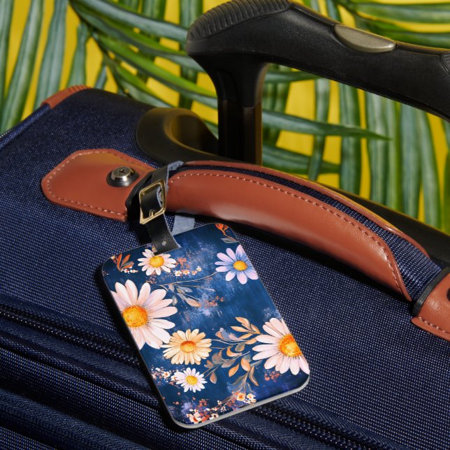 Etiqueta De Bagagem Bold Floral (Frente Insitu 1)