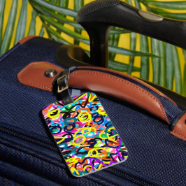 Etiqueta De Bagagem Bold Pop Art