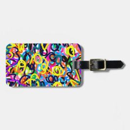 Etiqueta De Bagagem Bold Pop Art