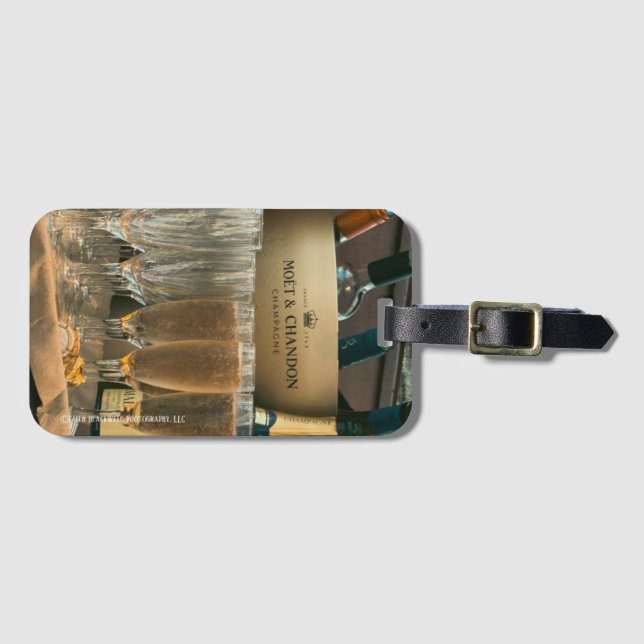 Etiqueta De Bagagem Bolhas (Frente Horizontal)