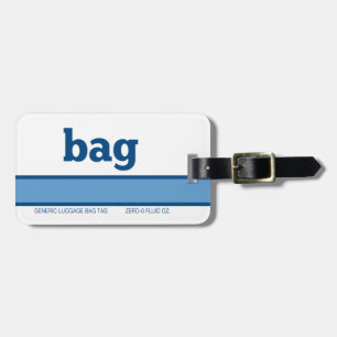 Etiqueta De Bagagem Bolsa de Bagagem Genérica