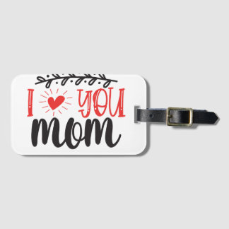 Etiqueta De Bagagem Bolsa Tote Crossover Eu Te Amo Mamãe – Presente de