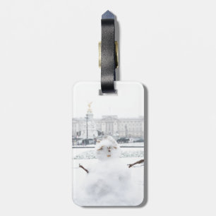 Etiqueta De Bagagem Boneco de neve Londres do Buckingham Palace