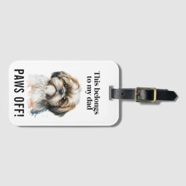 Etiqueta De Bagagem Bonita e Engraçada Shih Tzu Dog Lover Tag