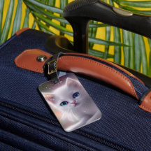 Bonita Fantasia Branca Fluffy Cat
