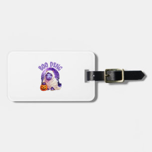 Etiqueta De Bagagem Boo Deng Moo Deng Cute Baby Pygmy Hippo Halloween