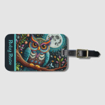 Bordados Faux de Coruja Whimsical