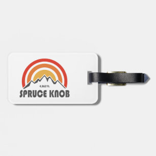 Etiqueta De Bagagem Botão Spruce