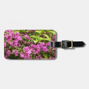 Etiqueta De Bagagem Bougainvillea Floral